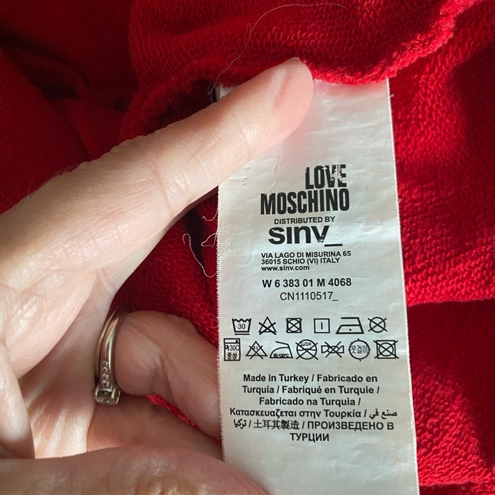 Love Moschino Graphic Print crewneck pullover - Picture 8 of 12